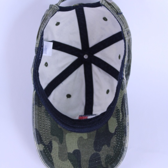 0299-Tommy Hilfiger Camo Dad Hat – 100% Cotton Adjustable Strapback - Picture 8 of 8